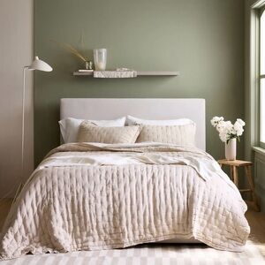 BNWT Quince European Linen Dream Quilt Set FULL/QUEEN